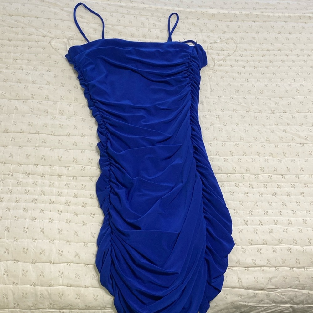 Royal Blue Mini Dress